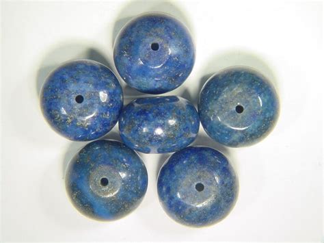 6 Natural Aaa Afghanistan Lapis Lazuli 10 X 14mm Rondelle Etsy