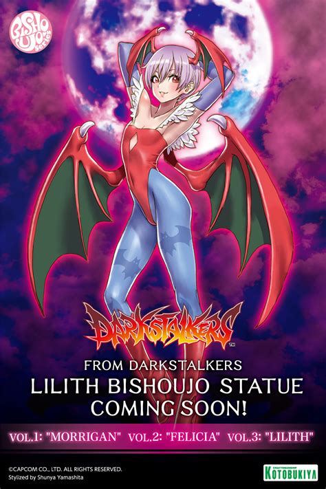 Darkstalkers Lilith Aensland Kotobukiya Pre Order Fighting Game News