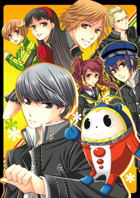 Narukami Yuu Shirogane Naoto Satonaka Chie Kujikawa Rise Amagi