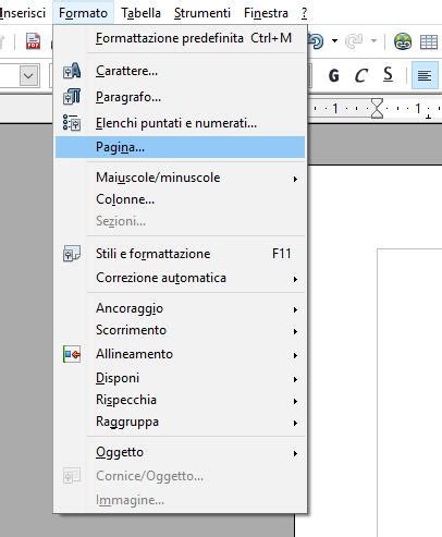 Come Impostare Un Documento Word In Orizzontale OpenOffice Google