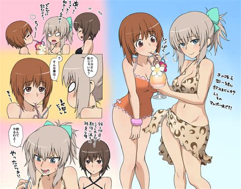 Nishizumi Miho Nishizumi Maho And Itsumi Erika Girls Und Panzer