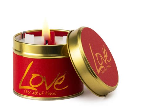 Love Scented Candle Valentines Day Ts Lily Flame