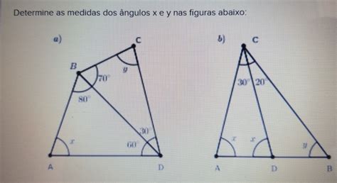 Determine As Medidas Dos ângulos Representados Abaixo