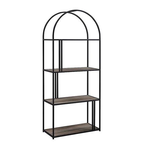 Forest Gate™ 68 Inch Modern Arch Bookcase Bed Bath And Beyond Metal