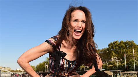 Andie Macdowell Returns To The Catwalk At 60 For Paris Fashion Show