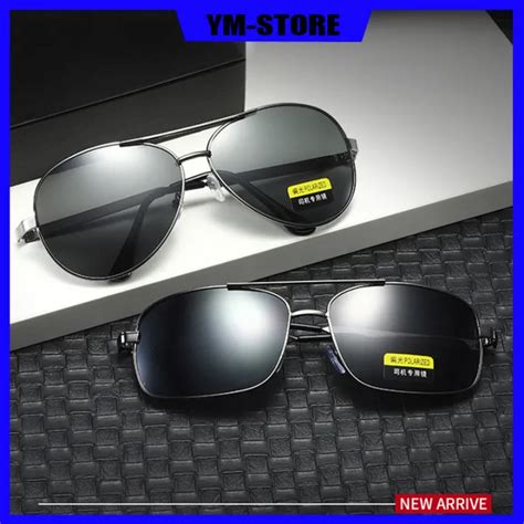 Retro Metal Sunglasses Male Toad Mirror Polarized Sunglasses Tac Square Single Beam Double Beam