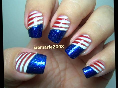 July 4th | July 4th nails designs, July nails, Fourth of july nails