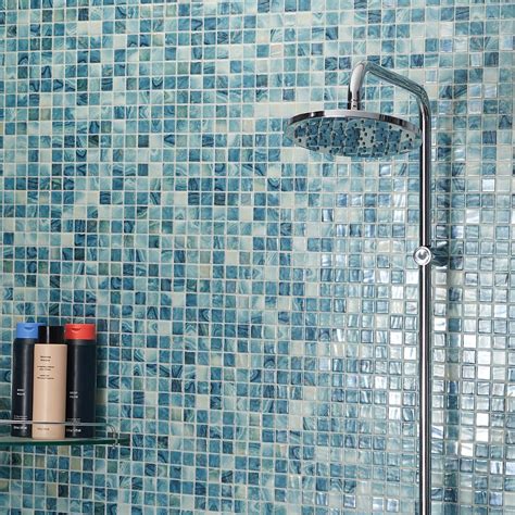 Turquoise Mosaic Bathroom Tiles Everything Bathroom