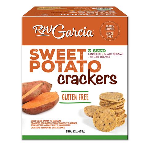 Rw Garcia 3 Seed Sweet Potato Crackers 850g Costco Uk