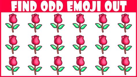 Find Odd One Out 64 How Good Are Your Eyes Emoji Quiz Easy