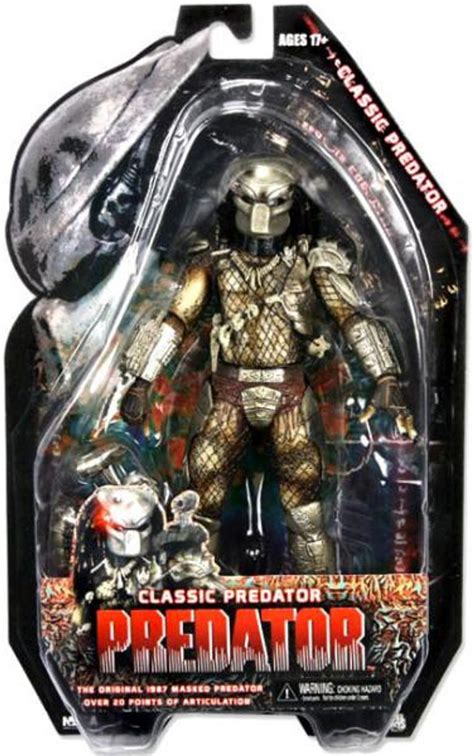 Neca Predators Series 3 Classic Predator 7 Action Figure Masked Toywiz