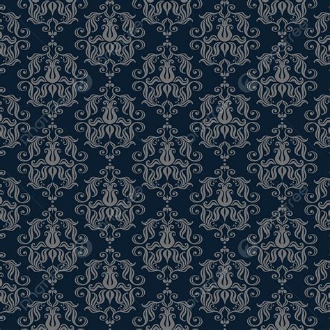 Damask Seamless Pattern Vector Png Images Seamless Luxury Ornamental