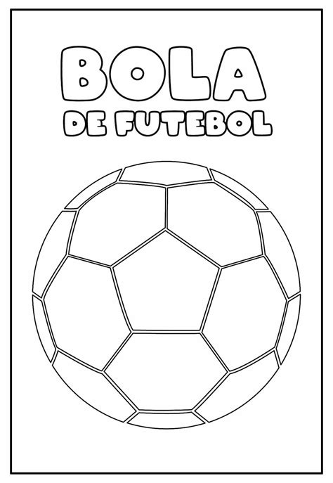 Desenhos De Bola De Futebol Para Colorir Bora Colorir