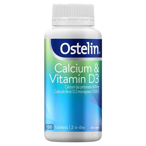 Living well starts with saving well. Ostelin Vitamin D & Calcium 130 Tablets