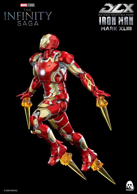 Iron Man Iron Man Mark 43 Infinity Saga Dlx 112 Action Figure By