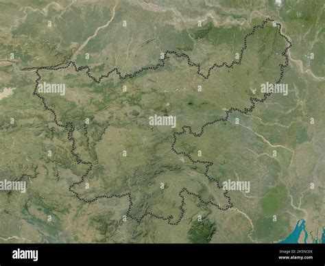 Jharkhand State Of India Low Resolution Satellite Map Stock Photo Alamy