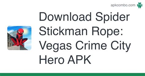 Spider Stickman Rope Vegas Crime City Hero Apk Android Game Free