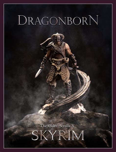 Dragonborn Elder Scrolls Skyrim Figure Ready For Inspection