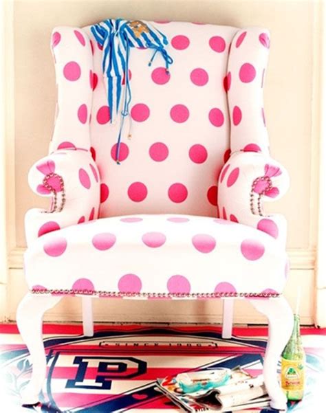 I Heart This Pink Polka Dot Chair Perfect For A Girls Room Polka