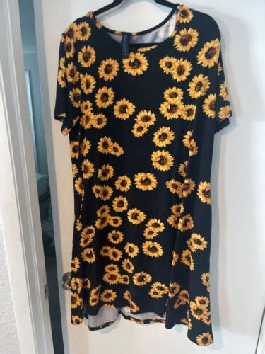 Sunflowers Charley Dress Charlies Project Large Closeout Final Sale Ebay