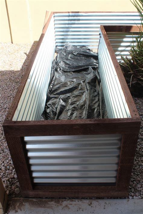 Diy Corrugated Metal Raised Garden Bed The Decor Mama Metal Raised