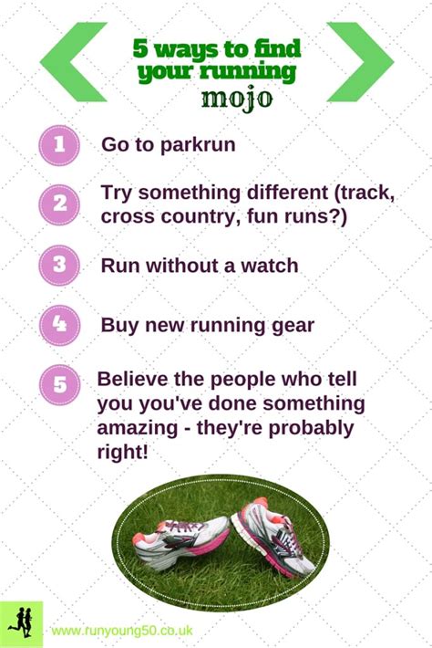 5 Ways To Find Your Running Mojo Runyoung50