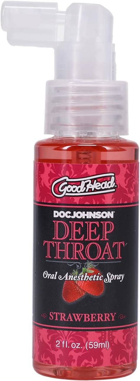 doc johnson goodhead deep throat spray numbs throat relaxes gag reflex sweet