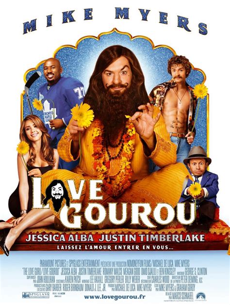 The love guru is a 2008 american romantic comedy film directed by marco schnabel in his directorial debut, written and produced by mike myers and starring myers, jessica alba, justin timberlake, romany malco, meagan good, verne troyer, john oliver, omid djalili and ben kingsley. Love Guru, The (2008) poster - FreeMoviePosters.net