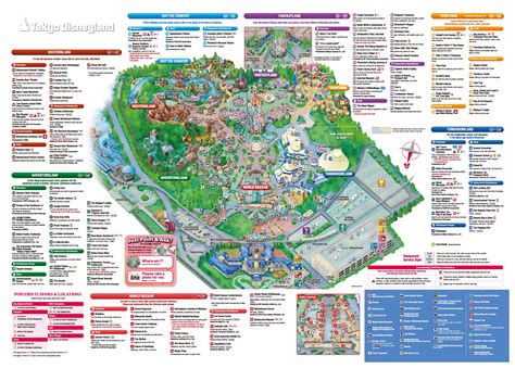 Goofy's paint 'n' play house. Tokyo Disneyland map - Disney Tokyo map (Kantō - Japan)