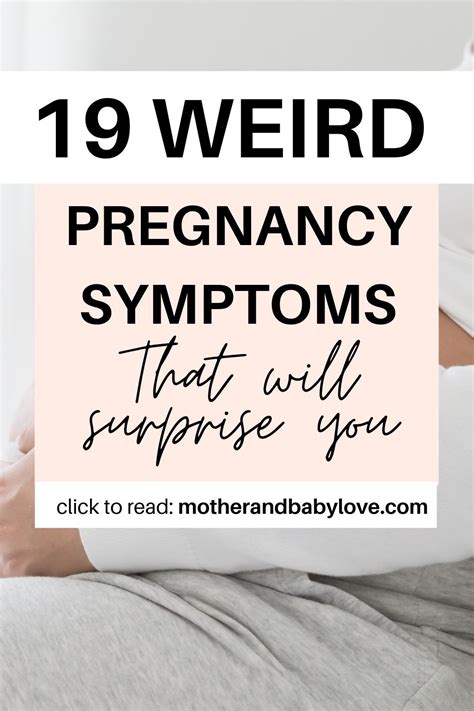 19 Weird Pregnancy Symptoms That No One Told Me About Before