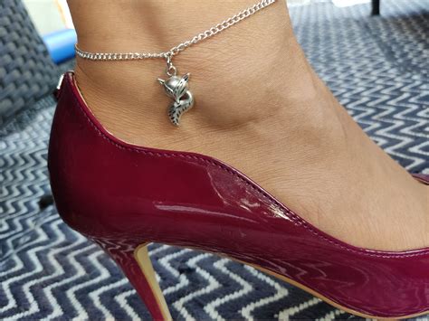 Vixen 2 Hotwife Anklet Hot Wife Cuckold Anklet Swinger Lifestyle Ankle Chain Jewelry Ankle