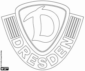 Herzlich willkommen im offiziellen sg dynamo dresden fanshop. Flags and Emblems of German Football League - Bundesliga coloring pages printable games #3