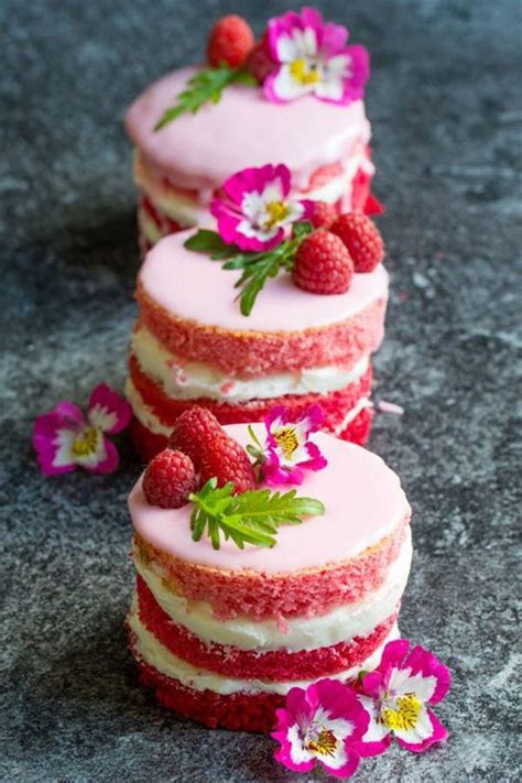 19 Mini Desserts That Are Almost Too Cute To Eat Via Purewow Rhubarb Compote Rhubarb Cake