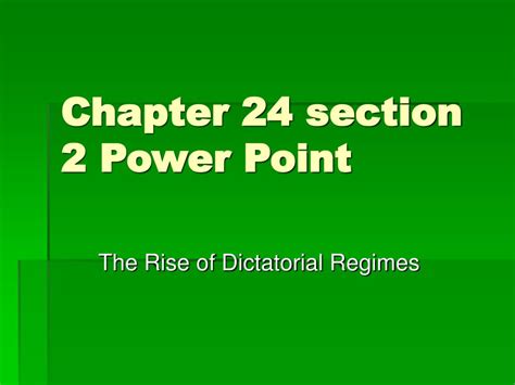Ppt Chapter 24 Section 2 Power Point Powerpoint Presentation Free