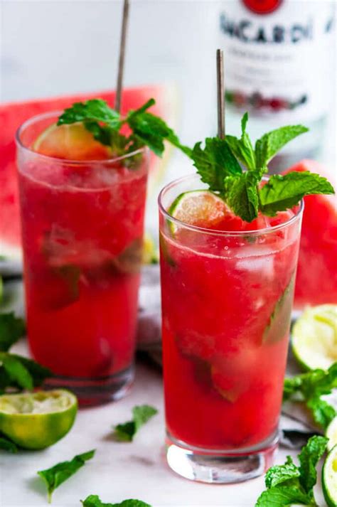 Fresh Watermelon Mojito Aberdeens Kitchen