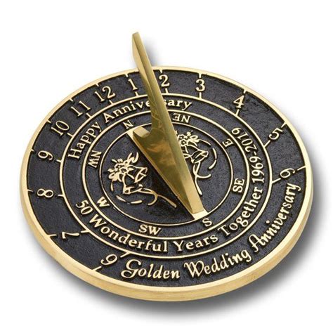 It boasts a unique bamboo design and is tuned for a. Unique 50th Wedding Anniversary Sundial Gift For Couples ...