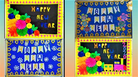 New Year School Bulletin Board Happy New Year Display Board Idea