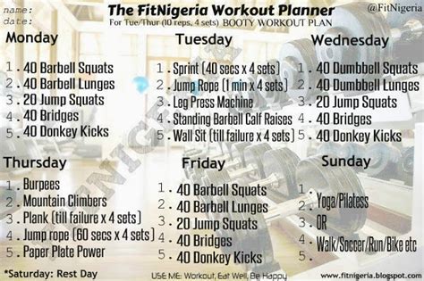 Free Workout Guides Fitnigeria Your Health And Fitness Brand