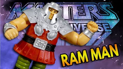 masters of the universe origins deluxe ram man action figure review youtube