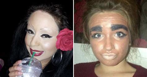 17 Ultimate Makeup Fails That Will Leave You Speechless 9gag