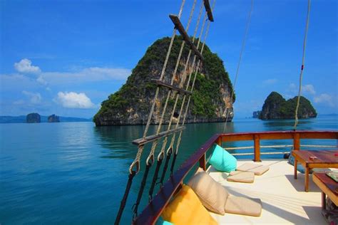 Comfortable Boat For Cruising In Phang Nga Bay The Must Do Triphobo