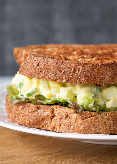 Egg Salad Sandwich With Extra Zing