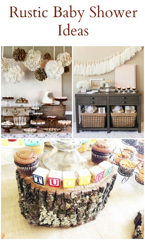 20 Rustic Baby Shower Ideas Rustic Baby Chic