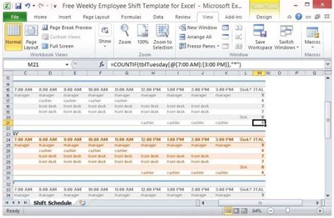 Every once in a while, it helps to have a cheat sheet on your side that can help you to steer your team in the right direction. Free Weekly Employee Shift Template For Excel
