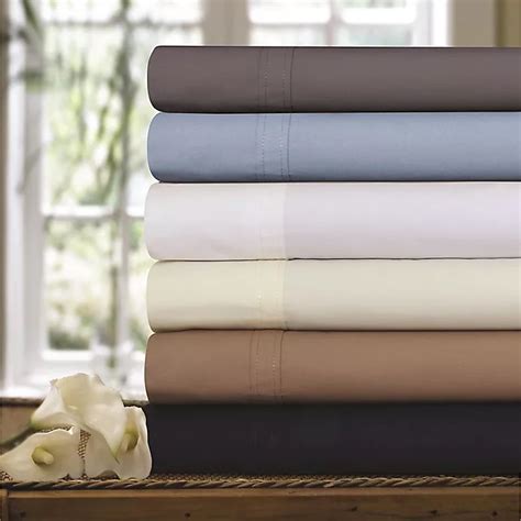 300 Thread Count Premium Cotton Percale Sheet Set Bed Bath And Beyond