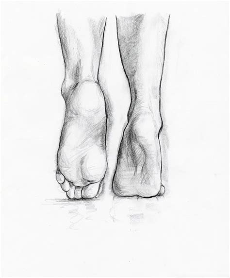 Image Detail For Pencil Drawing Of Some Feet Menggambar Sketsa