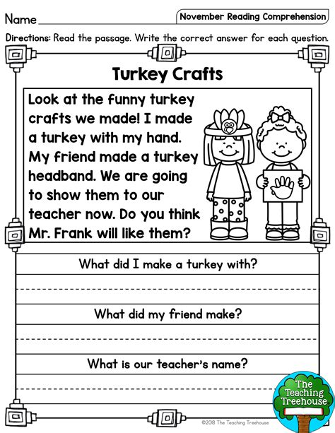 Each grade stake offers three sets of information, and they are read from the top down. Halloween Reading Comprehension Worksheets For First Grade ...