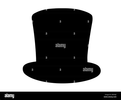 Magic Hat Silhouette Vector Art White Background Stock Vector Image