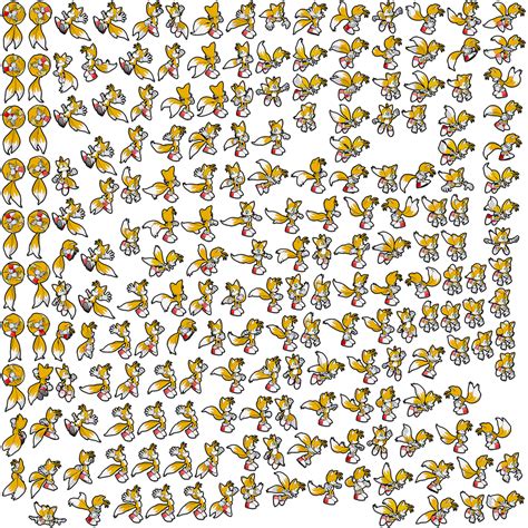 Sonic Advance Tails Sprite Sheet