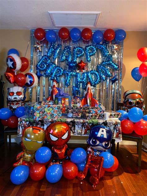 Avengers Party Supplies Avengers Birthday Decorations